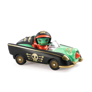 DJECO-DJ05487-Auto de carrera - Pirate Wheels