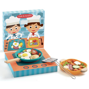 DJECO-DJ05502-Kit de cocina - Cook & Scratch