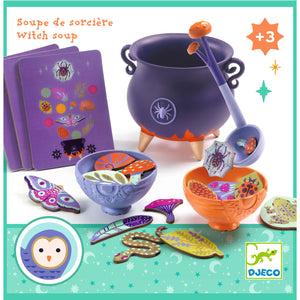 DJECO-DJ05506-Set de cocina mágico - Sopa de bruja