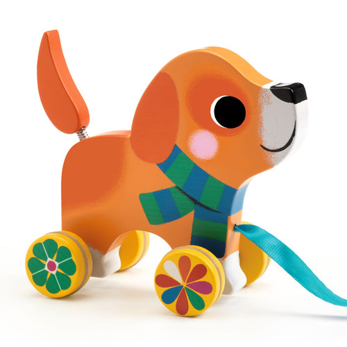 DJECO-DJ06258-Juego de arrastre - Lou