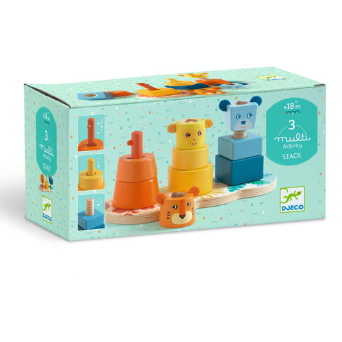 DJECO-DJ06290-Juego de apilar - Multi Stack