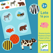 Cargar imagen en el visor de la galería, DJECO-DJ08191-Juego de asociación - Plumas &amp; Pelaje
