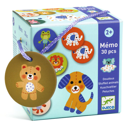 DJECO-DJ08264-Juego de memoria - Peluches