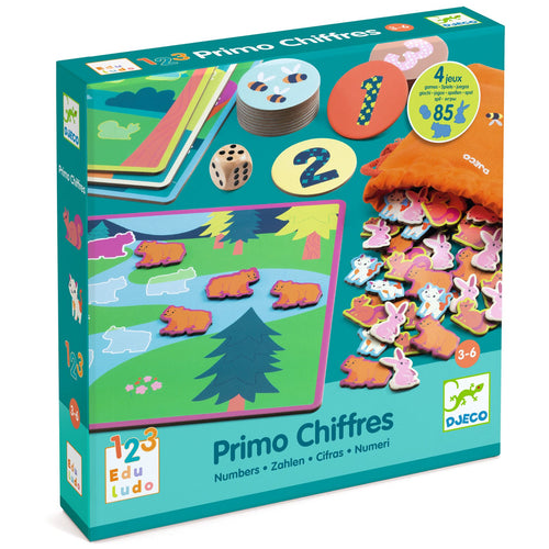 DJECO-DJ08265-Juego de observación - Refonte 123 Chiffres