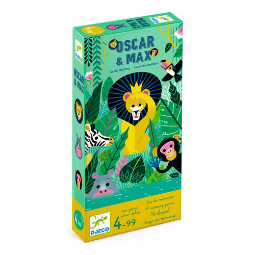 DJECO-DJ08575-Juego de memoria - Oscar & Max
