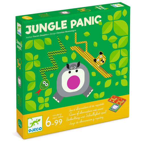 DJECO-DJ08577-Juego de observación y rapidez - Jungle Panic