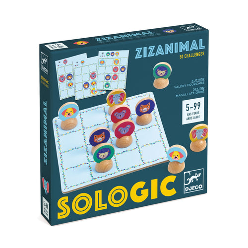 DJECO-DJ08592-Juego de lógica - Zizanimal
