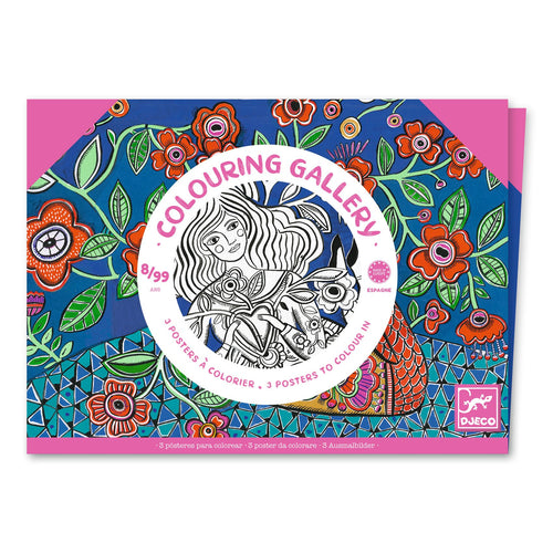 DJECO-DJ0692-Dibujos para colorear - Floración