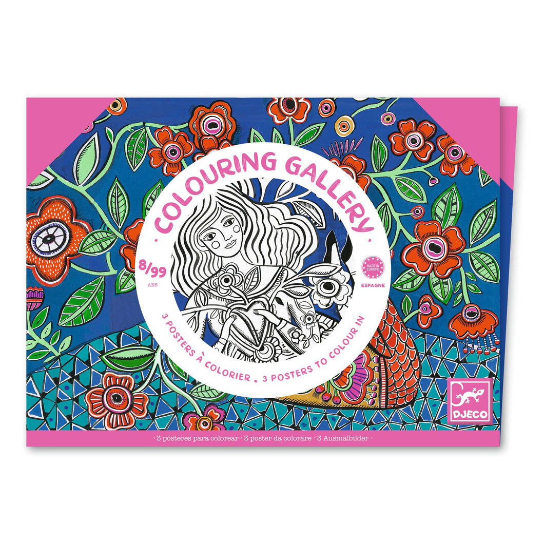 DJECO-DJ0692-Dibujos para colorear - Floración