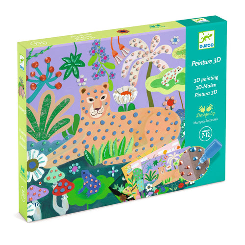 DJECO-DJ08968-Pintura 3D - Selva tropical