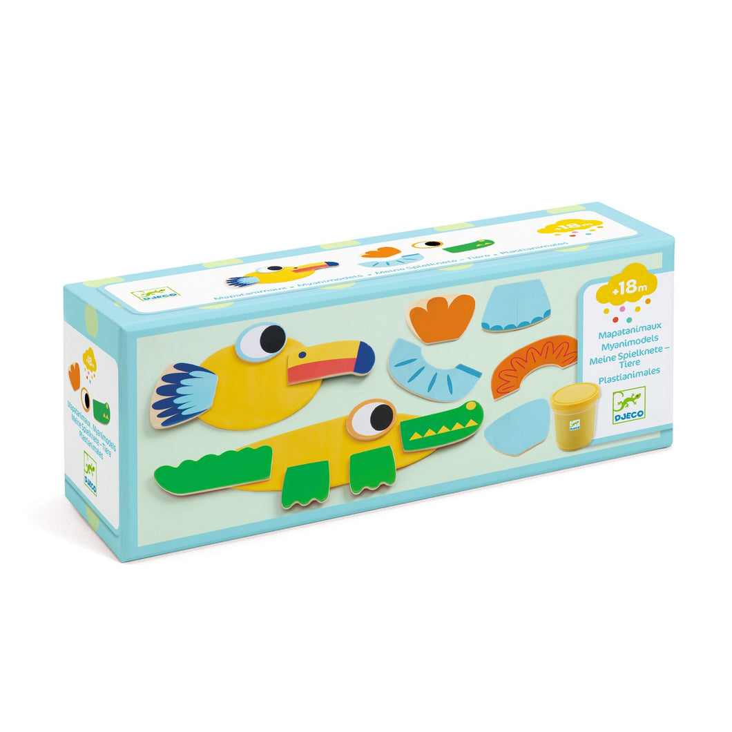 DJECO-DJ09030-Plastilinas - Plastianimales