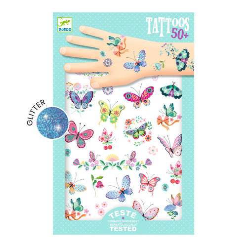 DJECO-DJ09249-Tatuajes - Mariposas de ensueno