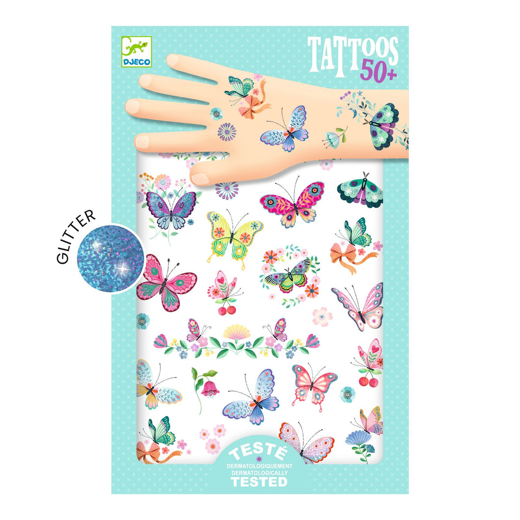 DJECO-DJ09249-Tatuajes - Mariposas de ensueno