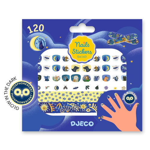 DJECO-DJ09253-Adhesivos para uñas - Reflejos de luna