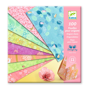 DJECO-DJ09303-Hojas para origami  - Haru