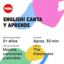 Cargar imagen en el visor de la galería, FABA-FFE40002-Personajes sonoros - Canta y aprende Inglés
