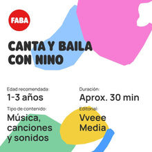 Cargar imagen en el visor de la galería, FABA-FFL30006-Personajes sonoroa - Canta y baila con Nino
