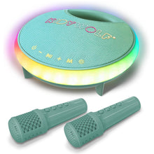 Cargar imagen en el visor de la galería, KIDYWOLF-KIDYKARAOKE-GR-Kit karaoke - Parlante con 2 micrófonos
