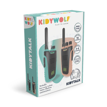 Cargar imagen en el visor de la galería, KIDYWOLF-KIDYTALK-CN-Walkie talkie - Cian
