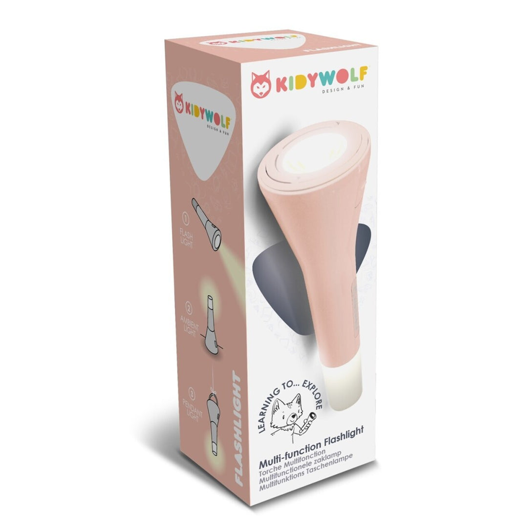 KIDYWOLF-KIDYTALK-NC-Linterna Piel 3 en 1  - KIDYFLASHLIGHT