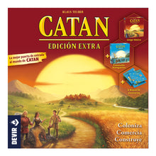 Cargar imagen en el visor de la galería, DEVIR-9624559-Juego de mesa - Catan Extra
