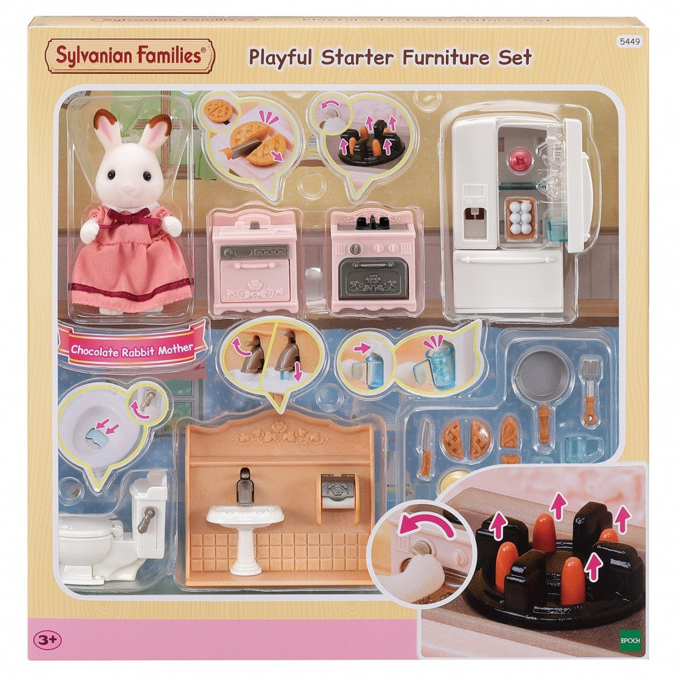 Sylvanian-5449-Set de muebles baño y cocina