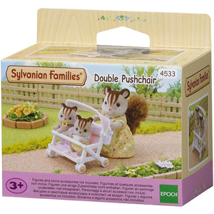 Sylvanian-4533-Cochecito doble para bebés