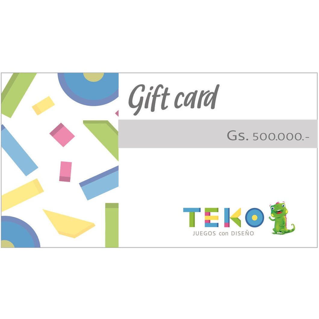 Tarjeta de Regalo Gs 500.000