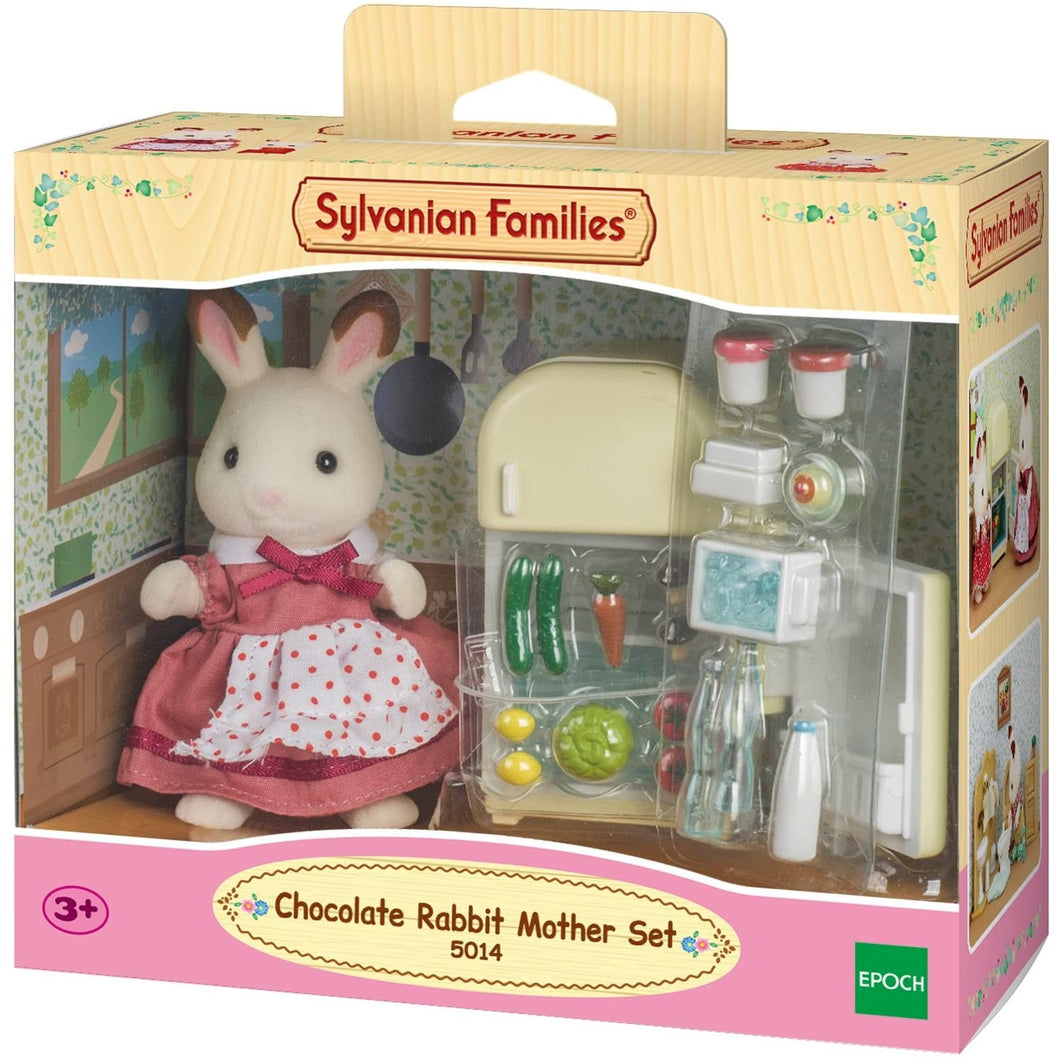 Sylvanian-5014-Mama Coneja chocolate con su heladera