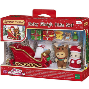 Sylvanian-5269-Set de trineo navideño