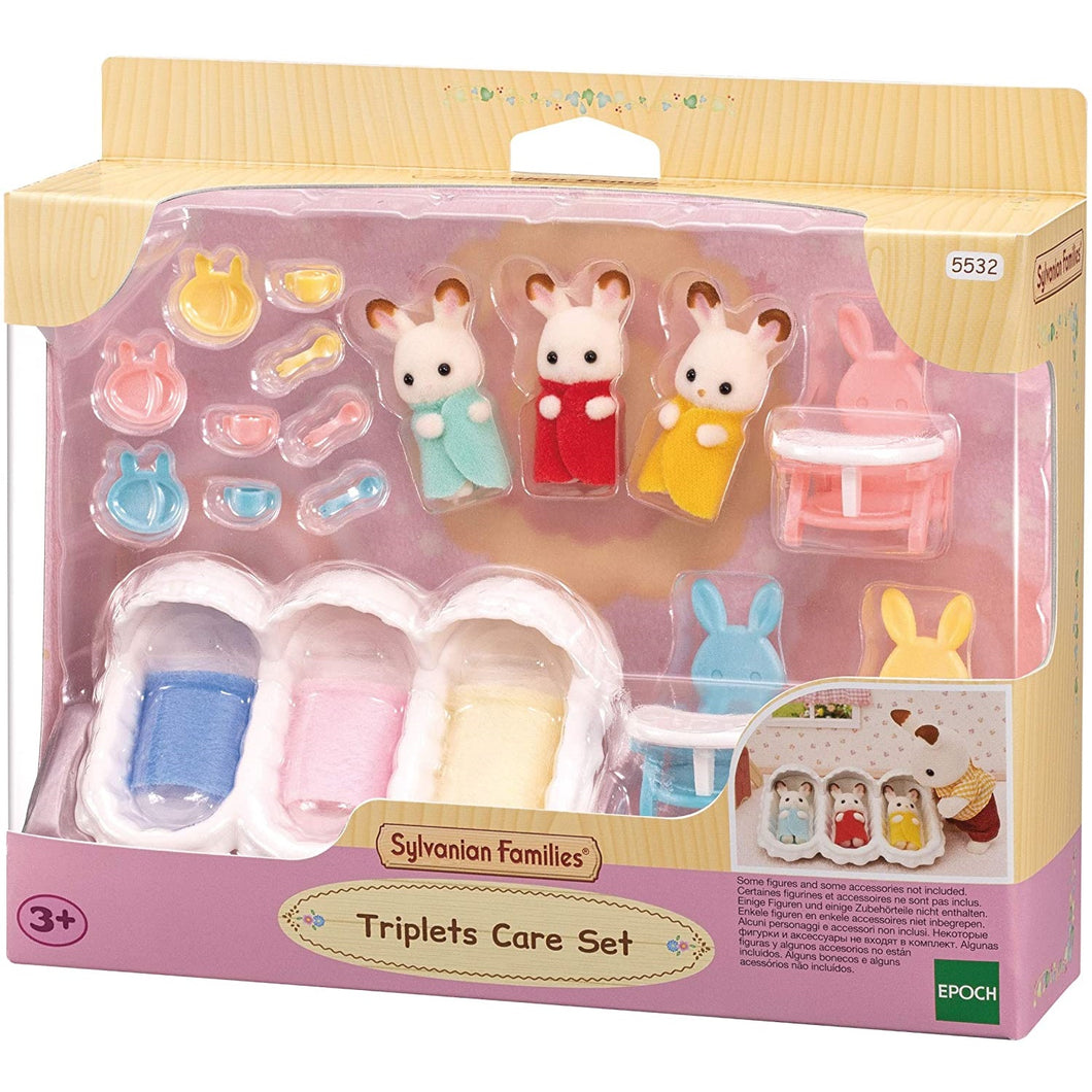 Sylvanian-5532-Trillizos con set de cuidados