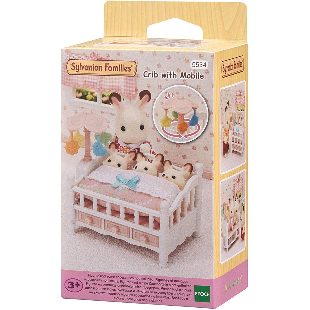 Sylvanian-5534-Cuna de trillizos con móvil