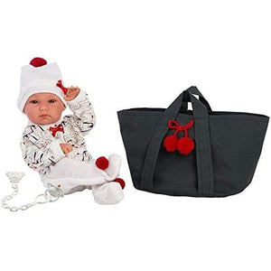 Llorens-63554-Muñeca Bimba  con canasto