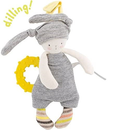 Moulin Roty-663005-Doudou con mordillo - Conejo