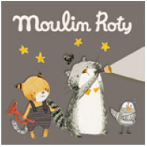 Moulin Roty-666364-Caja de discos para linterna de historias - Les Moustaches