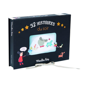 Moulin Roty-711114-Caja con linterna de historias DE LUXE - Pequeñas Maravillas