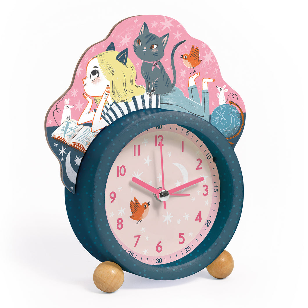 DJECO-D00400-Reloj despertador - Pequeño gatito