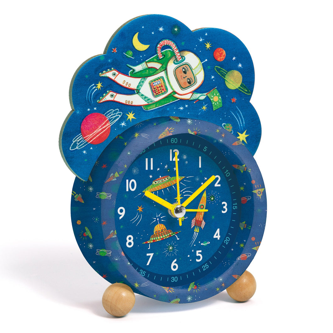 DJECO-DD00402-Reloj despertador - El espacio