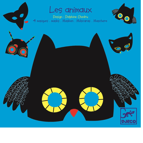 DJECO-DD02074-Máscaras - Animales