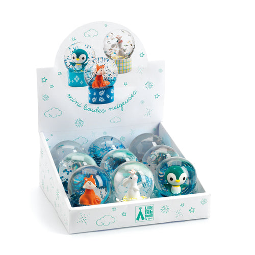 DJECO-DD03442-Globos de nieve mini azules