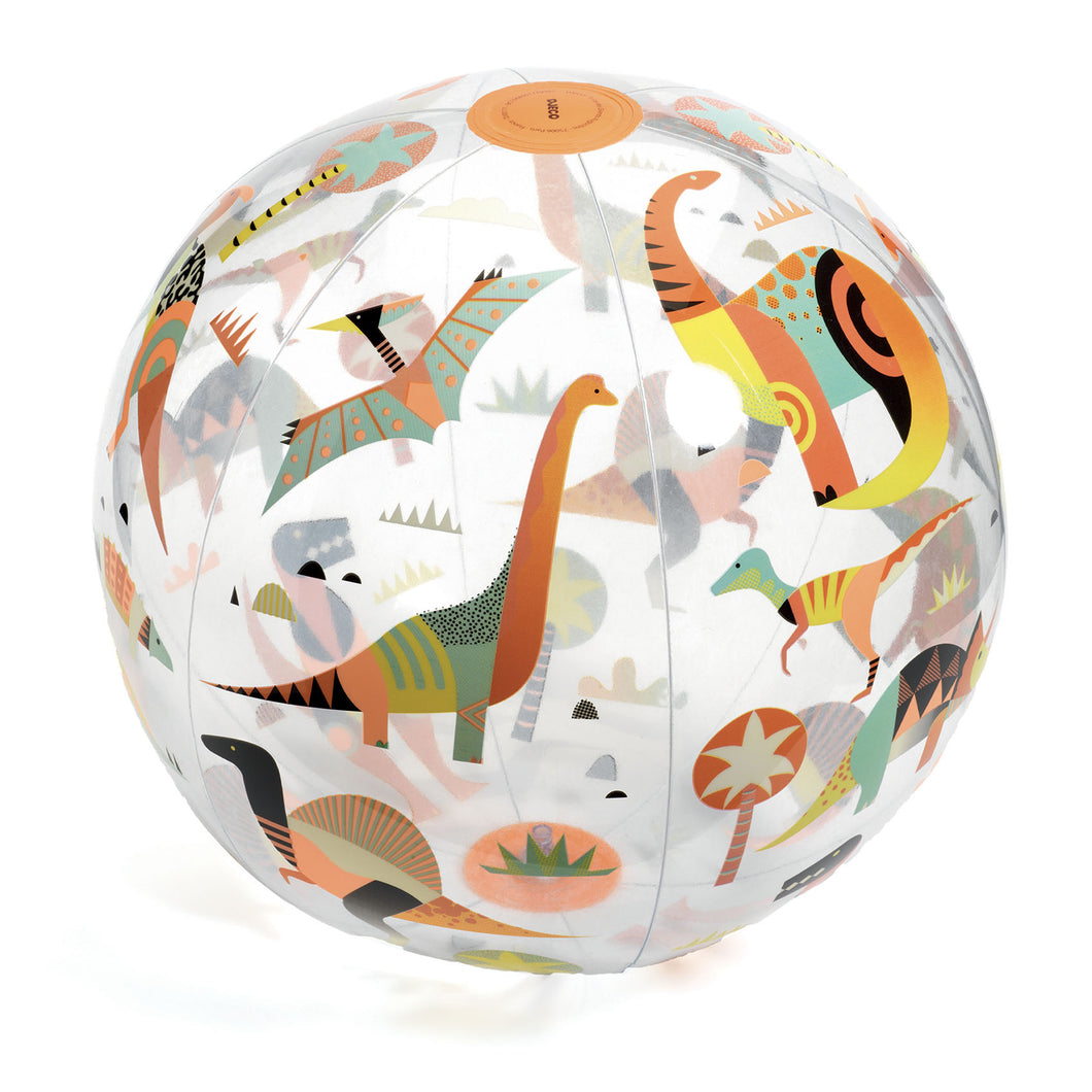 DJECO-DJ00174-Pelota inflable - Dinosaurios