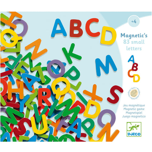 DJECO-DJ03101-Letras magnéticas mayúsculas