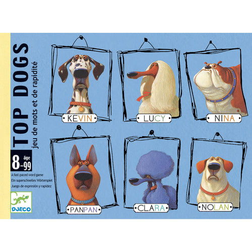 DJECO-DJ05099-Juego de cartas - Top Dogs