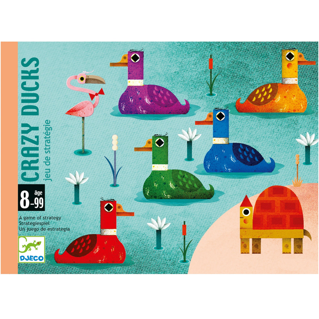 DJECO-DJ05181-Juego de cartas - Crazy Ducks