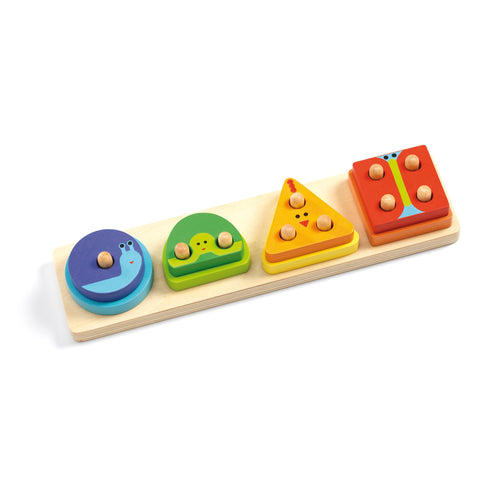 DJECO-DJ06203-Puzzle - 1234 Basic