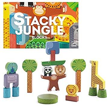 DJECO-DJ06431-Juego de encastre - Jungla Satcky