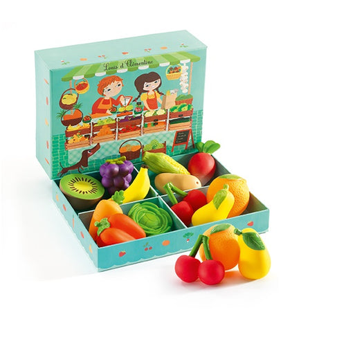 DJECO-DJ06621-Kit de verduras - Louis & Clementine