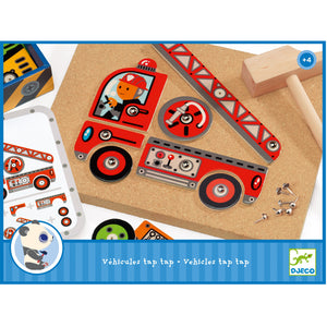 DJECO-DJ06641-Juego para armar - Vehículos Tap Tap