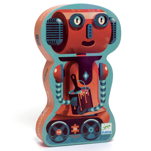 DJECO-DJ07239-Rompecabezas - Bob el robot