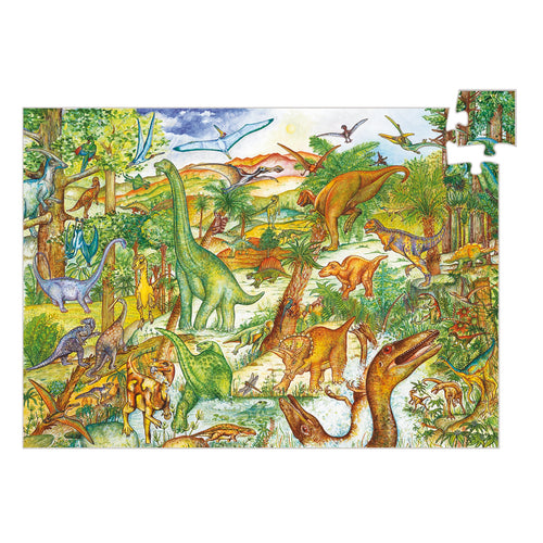 DJECO-DJ07424-Rompecabezas - Dinosaurios